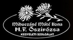 Mihuczáné Máté Ilona H. F. Őszirózsa Kegyeleti Szolgálat logo